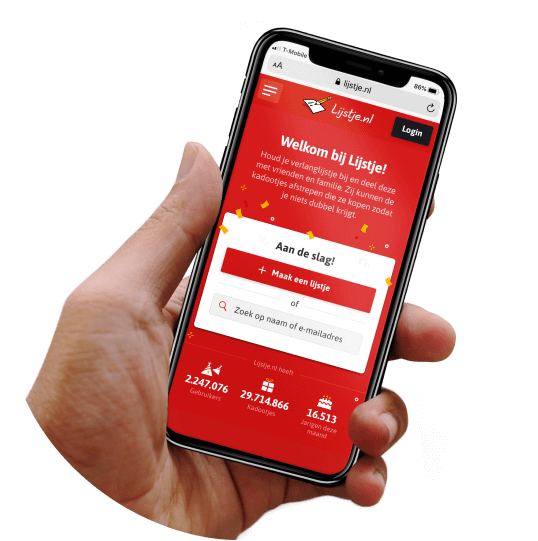 Mijn Lijstje Inloggen