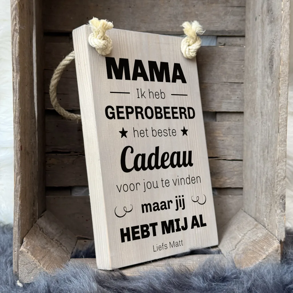 Moederdag Cadeau Persoonlijk