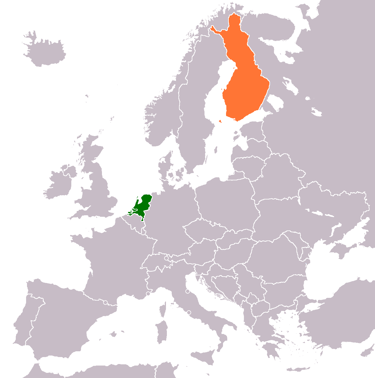 Nederland - Finland