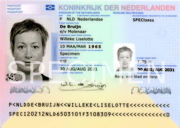 Netherlands Passport Name Format