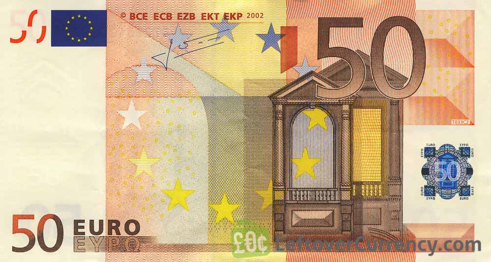 Old 50 Euro Note Still Valid