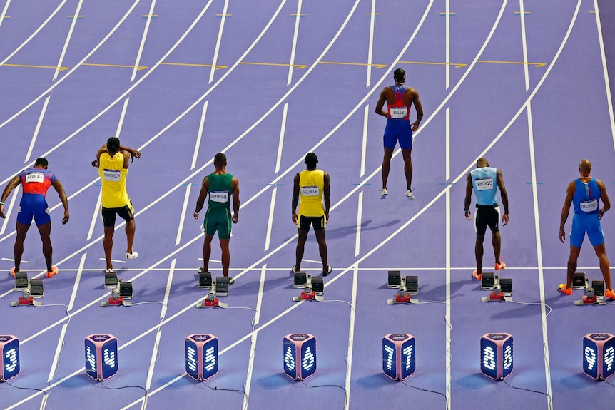 Olympische Spelen 100 Meter Sprint 2024