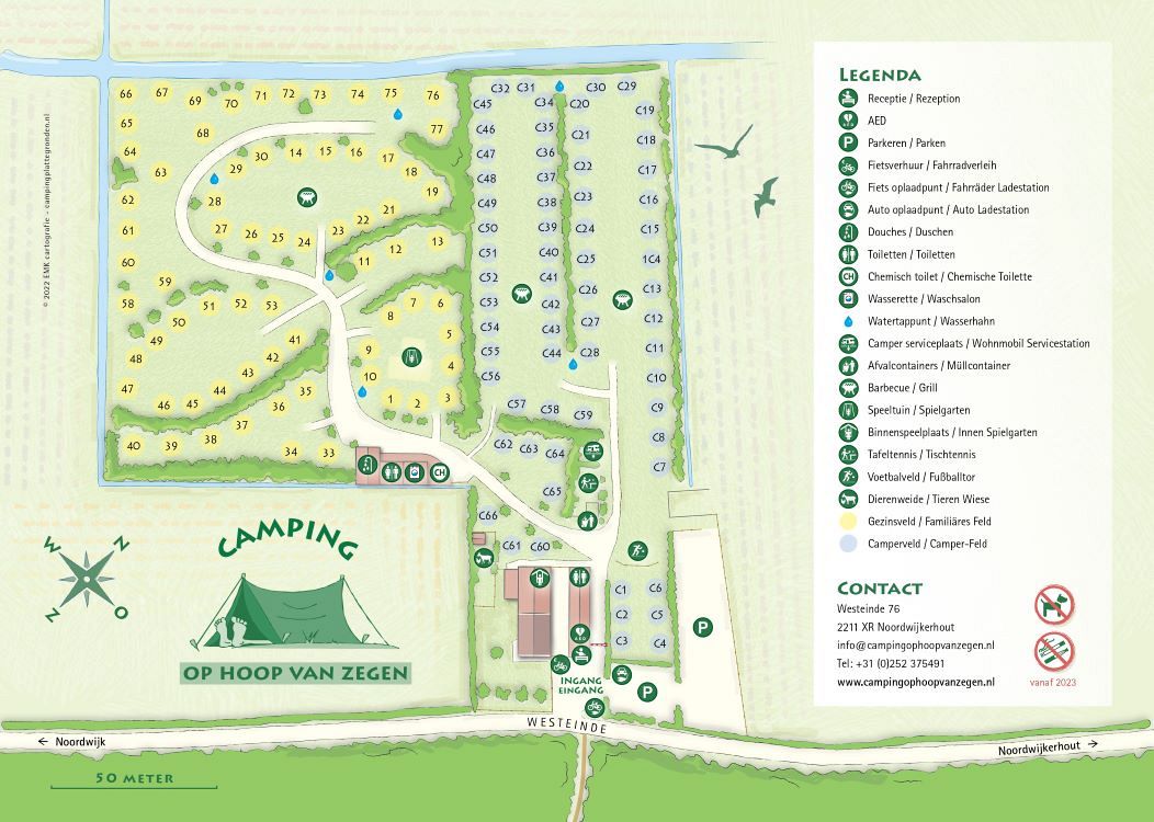 Plattegrond Camping Op Hoop Van Zegen
