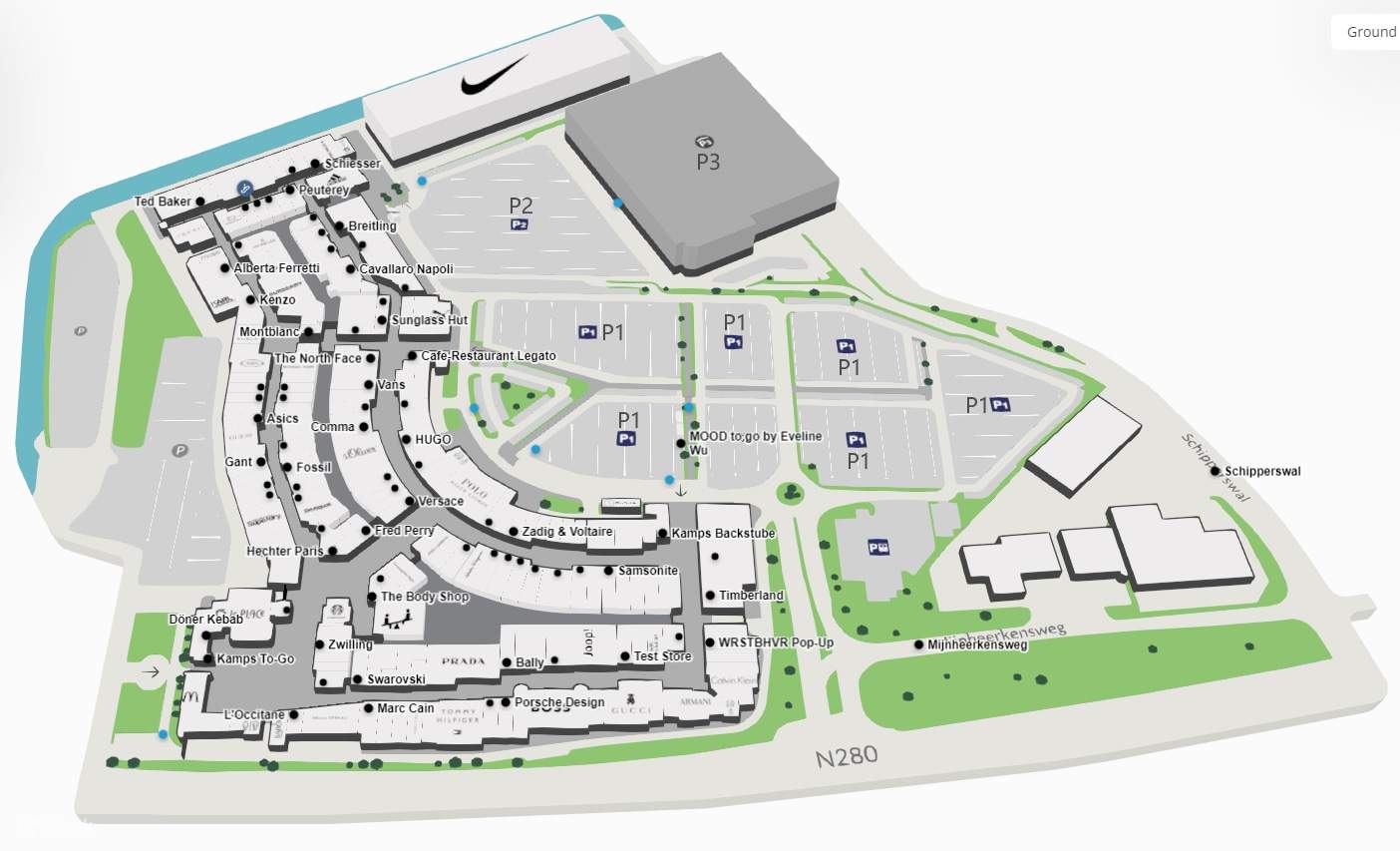 Roermond OUTLET Map