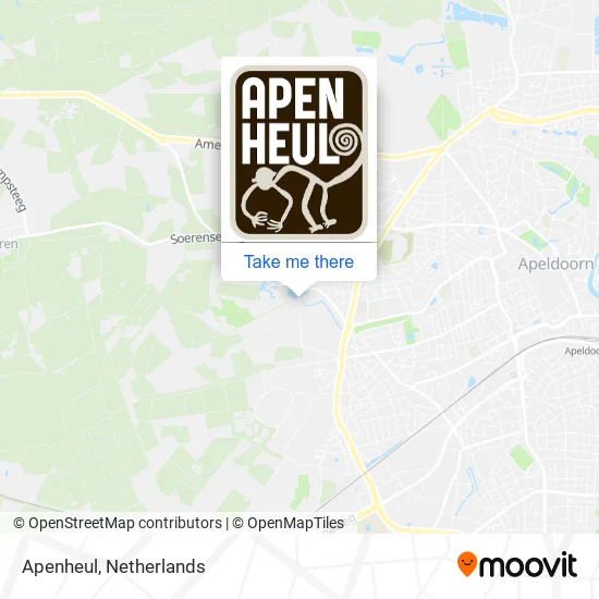 Route Apenheul Apeldoorn Directions