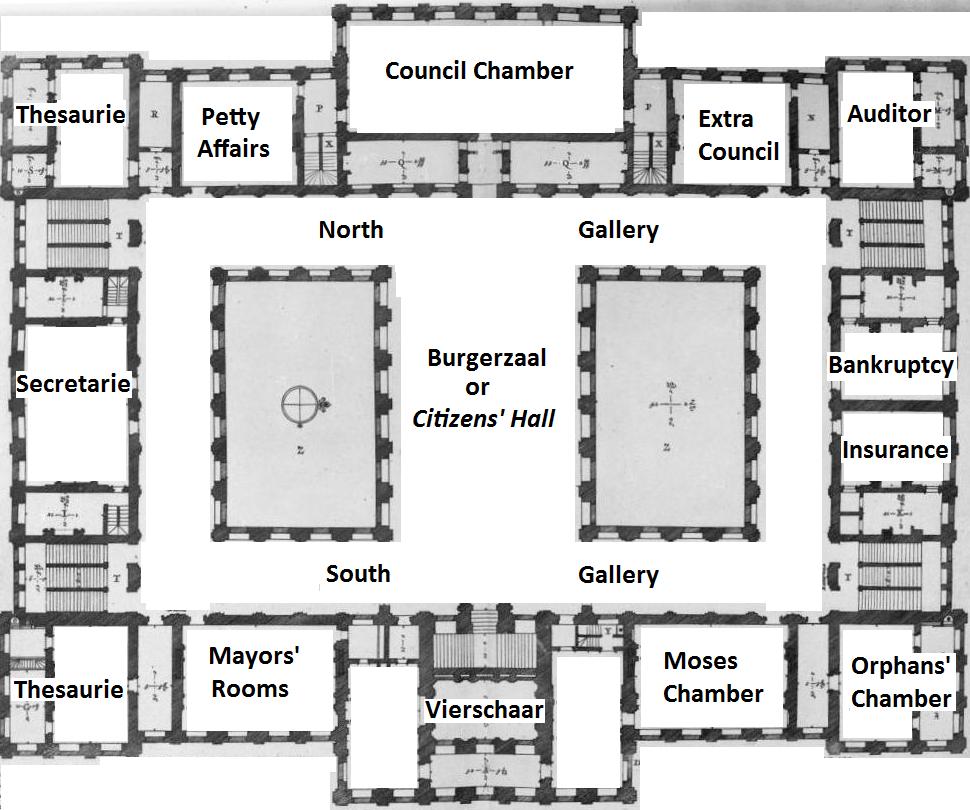 Royal Palace Amsterdam Map
