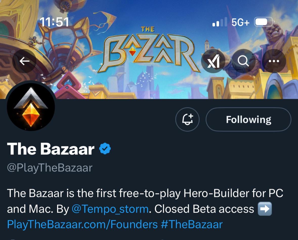 The Bazaar Twitter