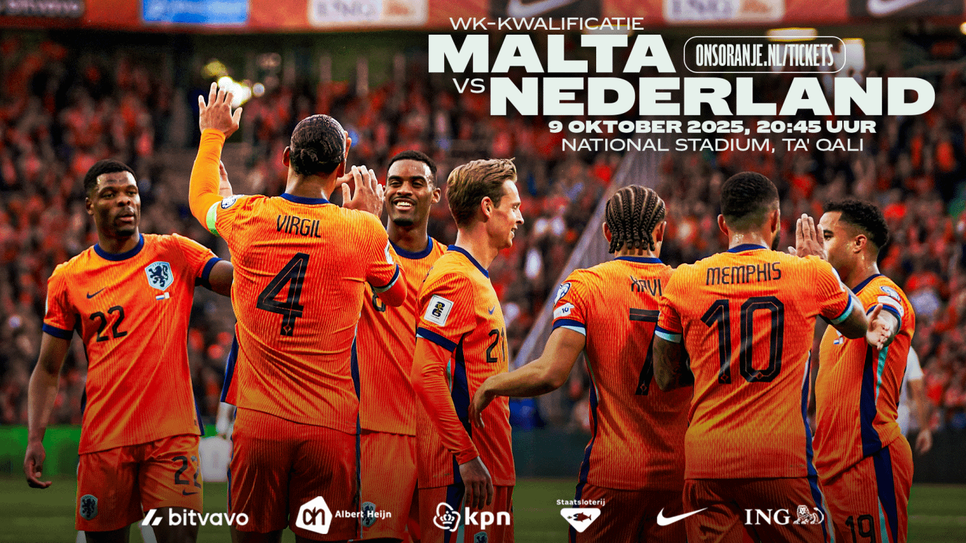 Tickets Nederland - Malta