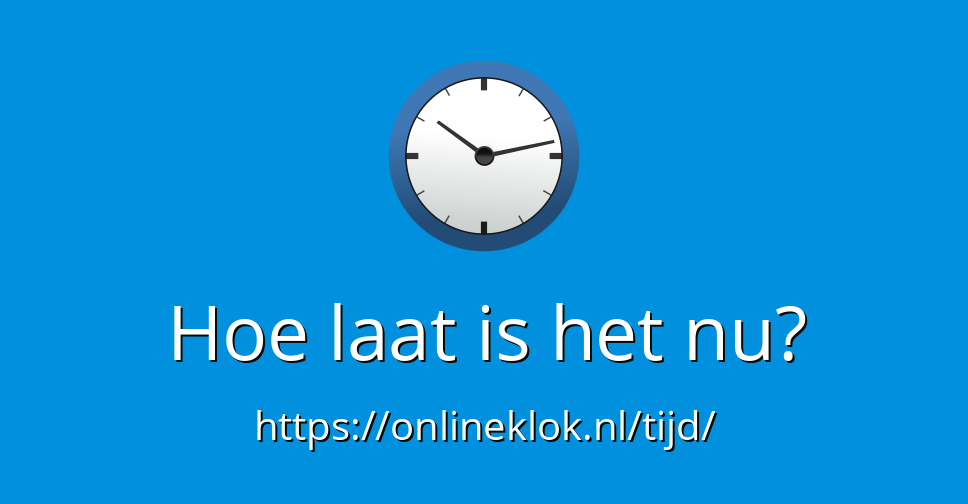Tijd Nederland