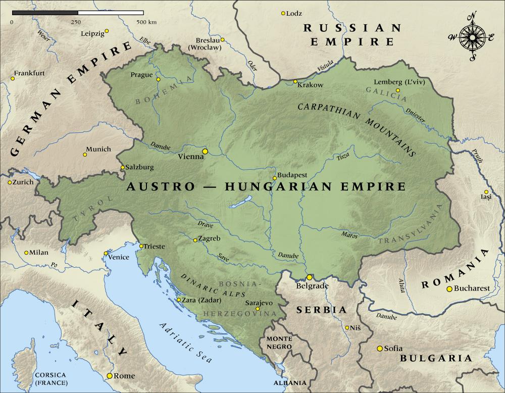Was Bosnia Part Of Austria-hungary In 1914