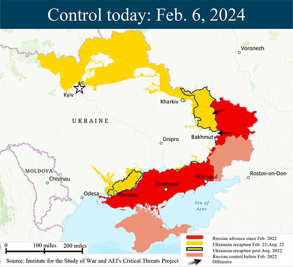 Who Is Winning The War In Ukraine Map