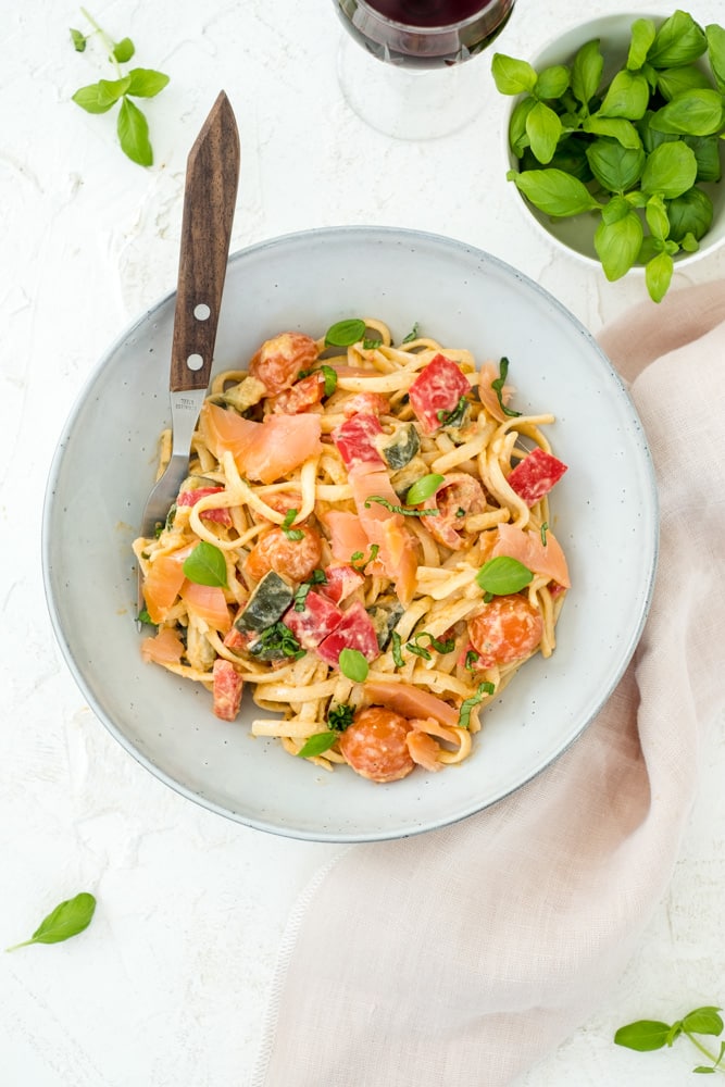 Zalm Pasta Boursin Recipe