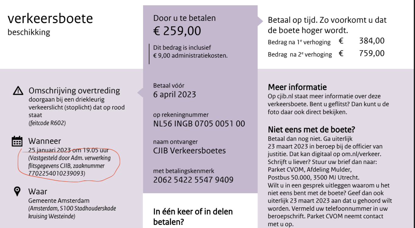Boete Door Rood Rijden Beginnend Bestuurder