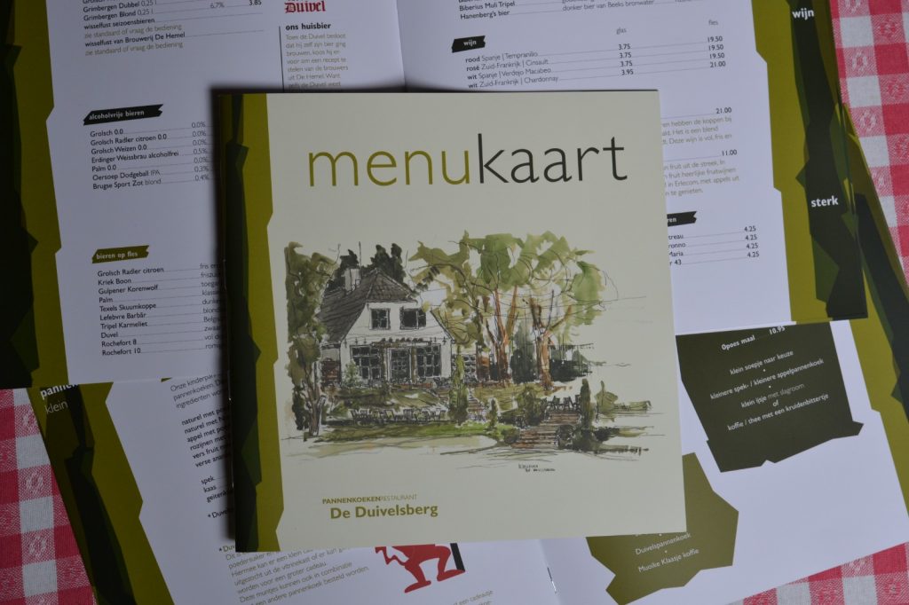 De Duivelsberg Pannenkoekenrestaurant Menu