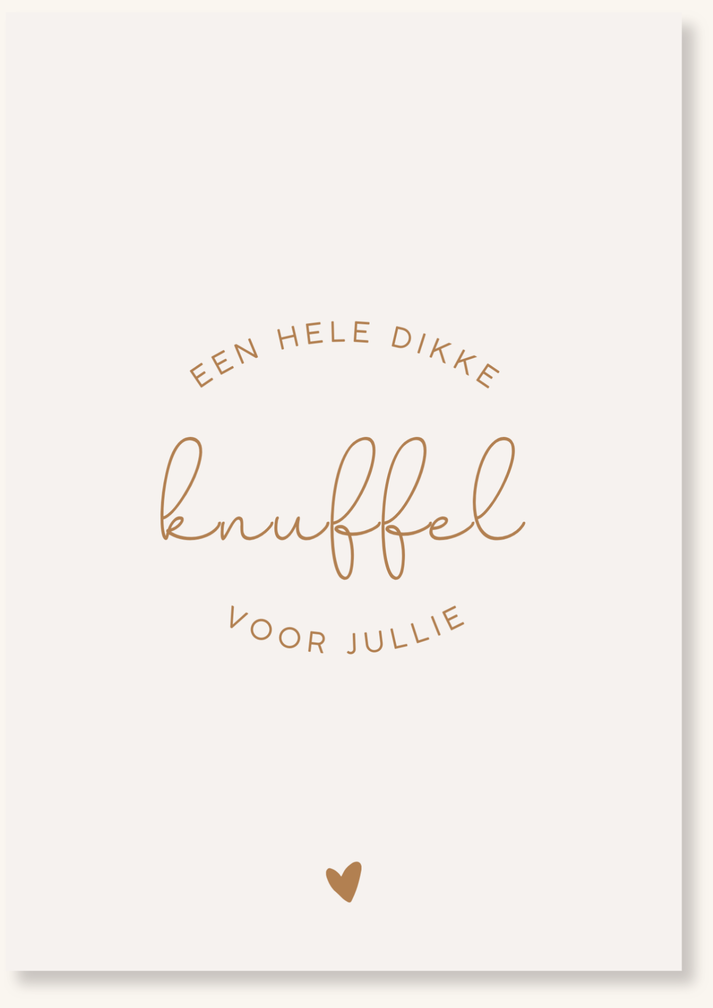 Dikke Knuffel Voor Jullie