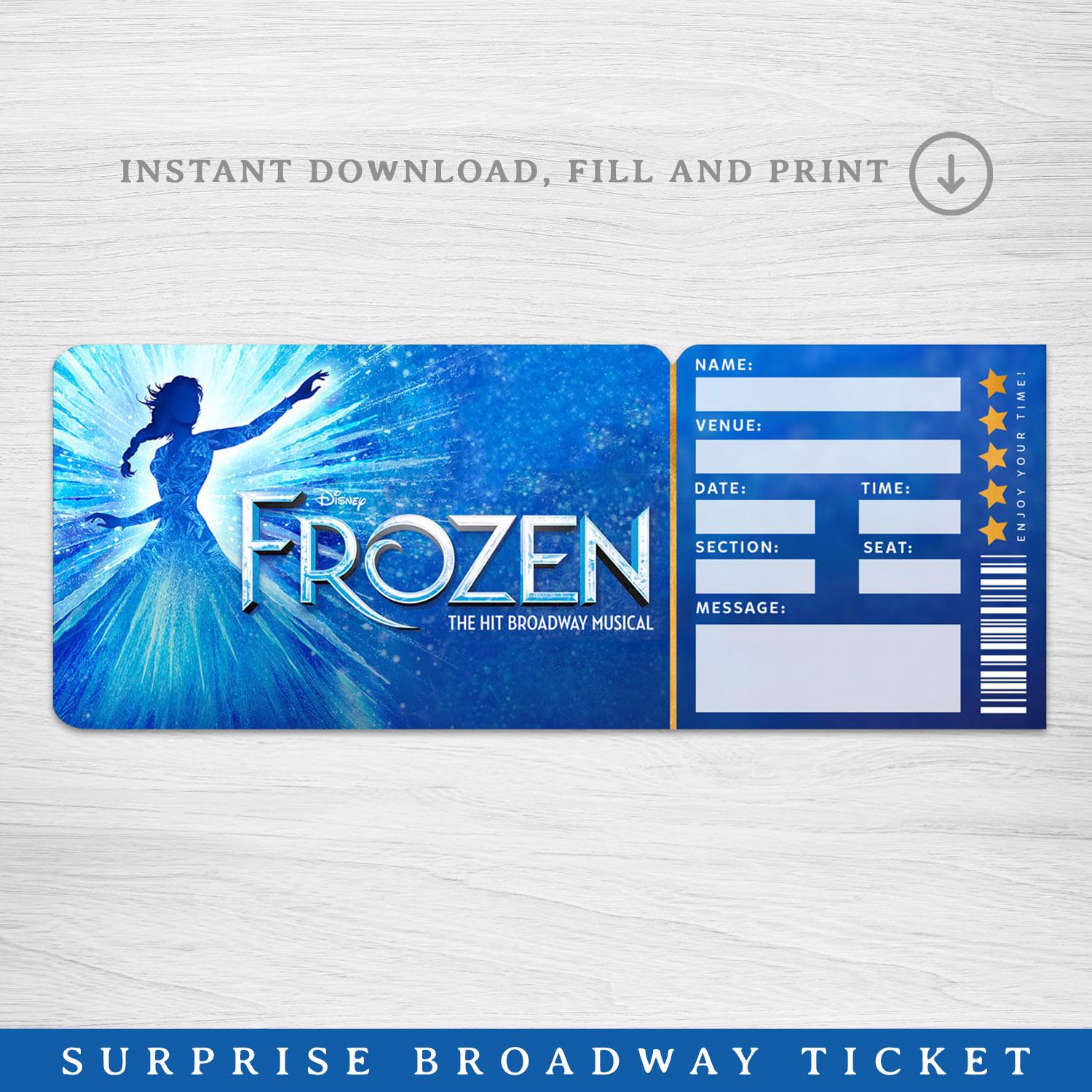 Frozen Tickets