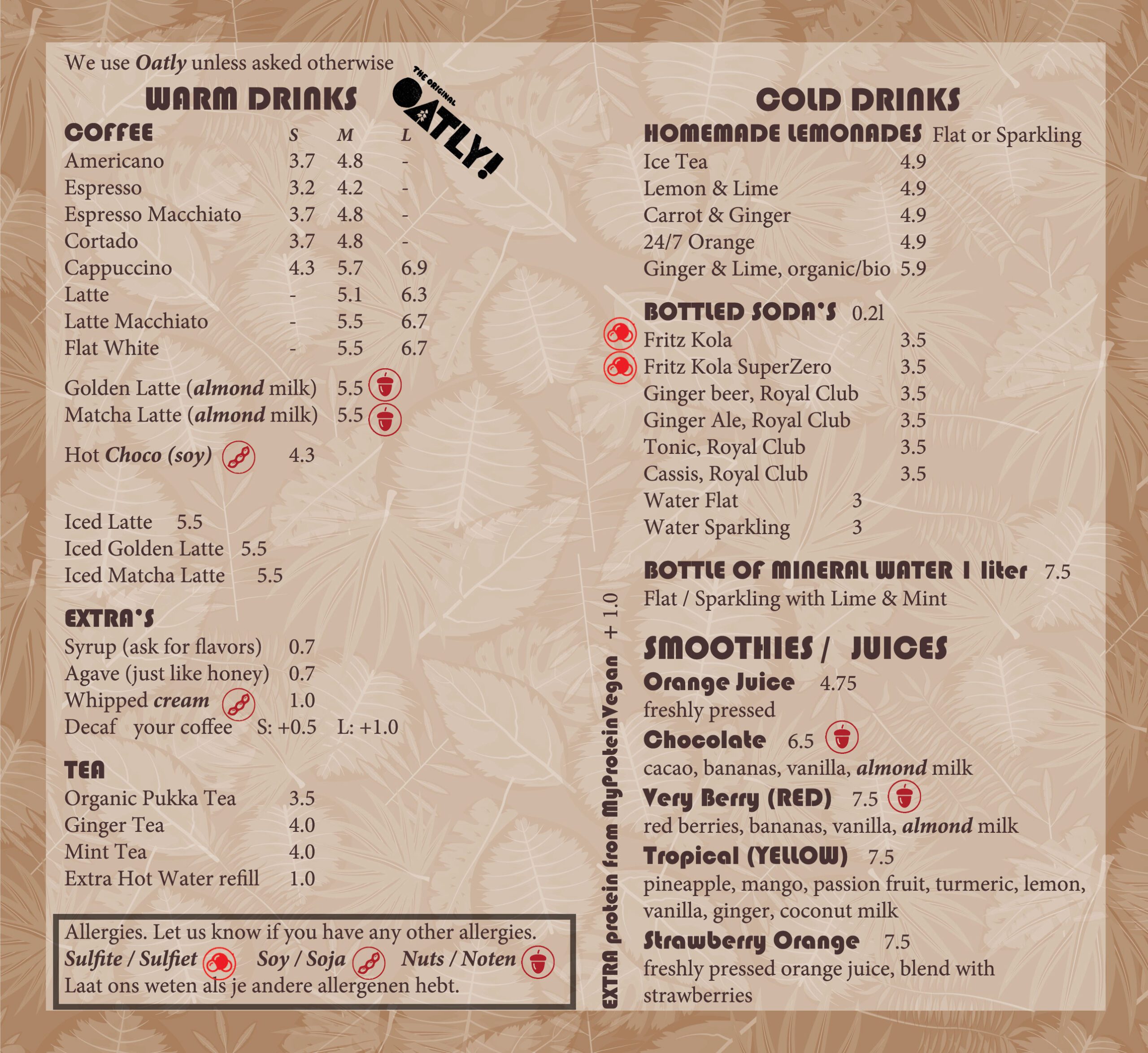 Happy Food And Health Rotterdam Menu