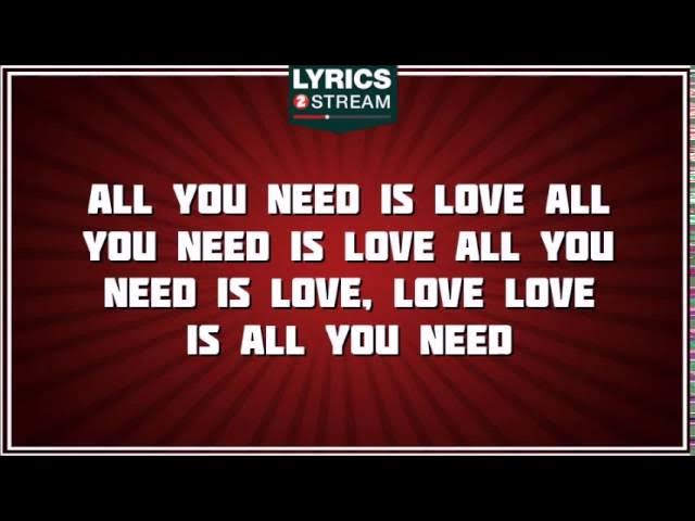 John Lennon All You Need Is Love Lyrics