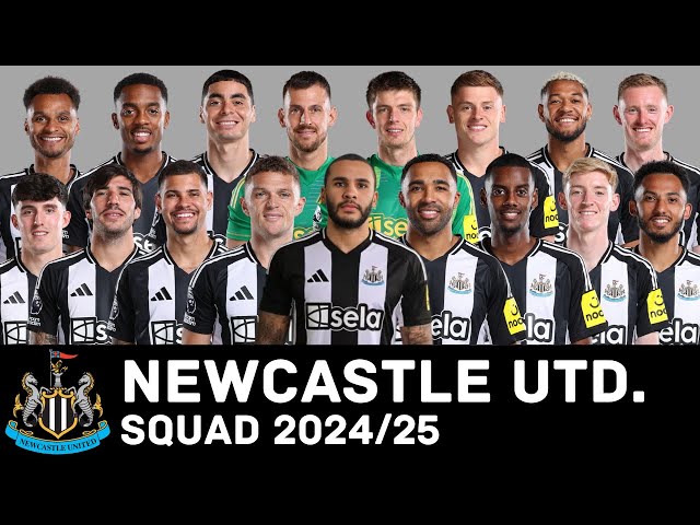 Nufc Squad Numbers 24/25