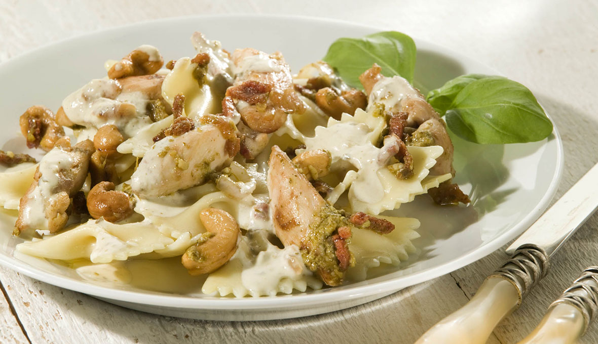 Pasta Met Boursin En Kip