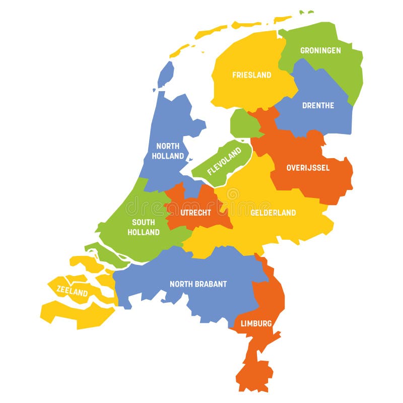 Provincies Van Nederland Kaart