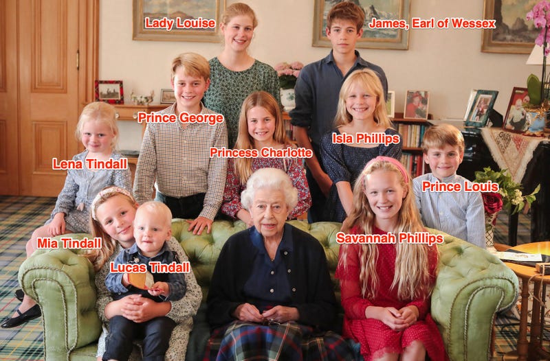 Queen Elizabeth Grandchildren Ages