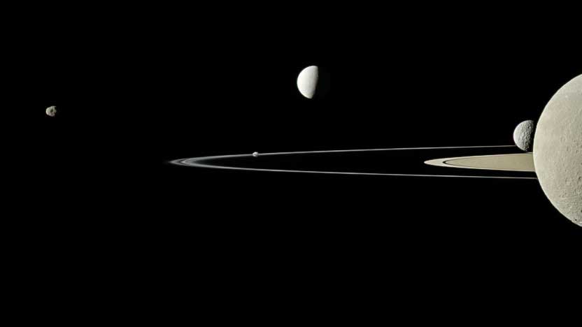 Saturn Moons Nasa