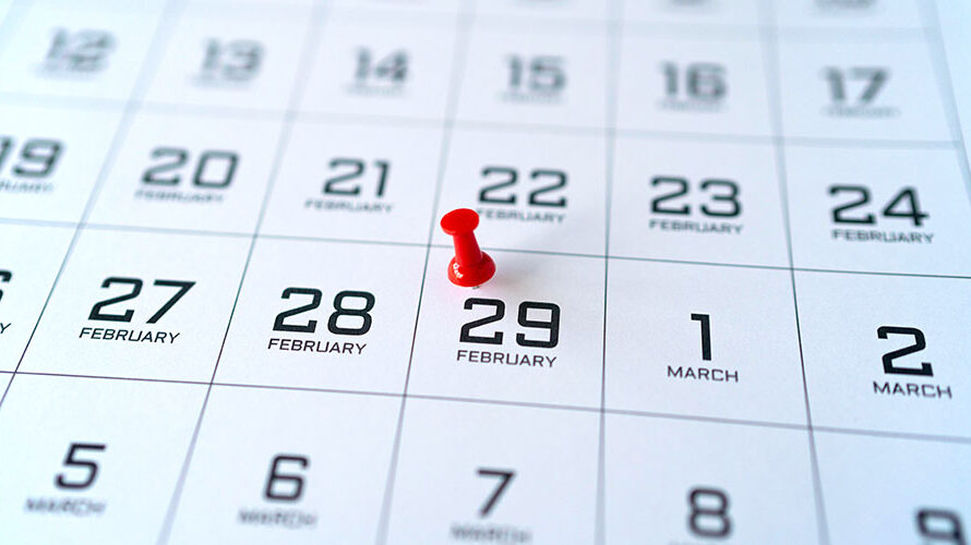 Schrikkeljaar Engels