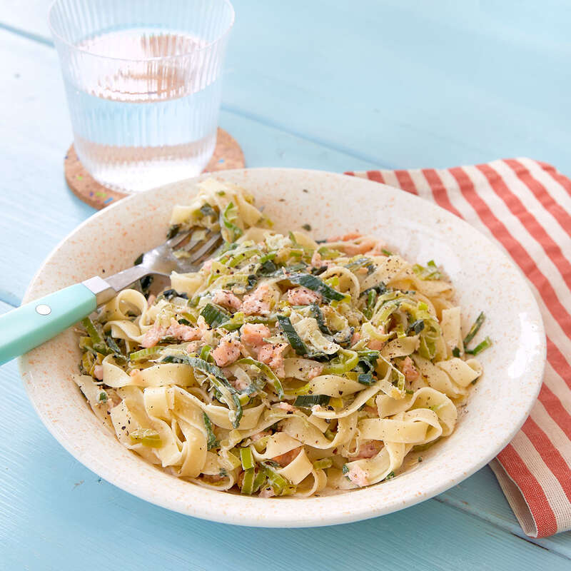 Tagliatelle Met Zalm En Boursin