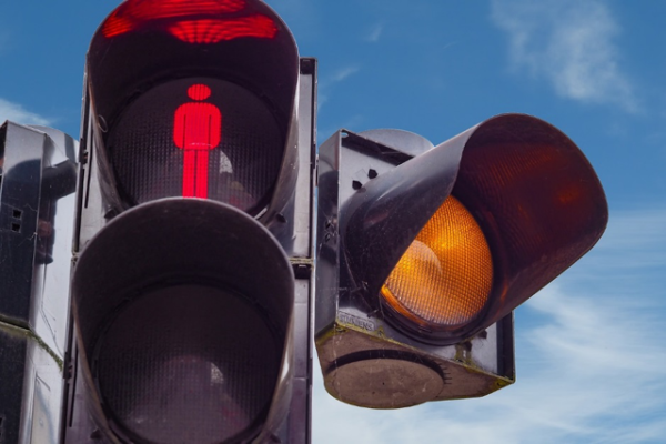 Wegcode Oranje Verkeerslicht