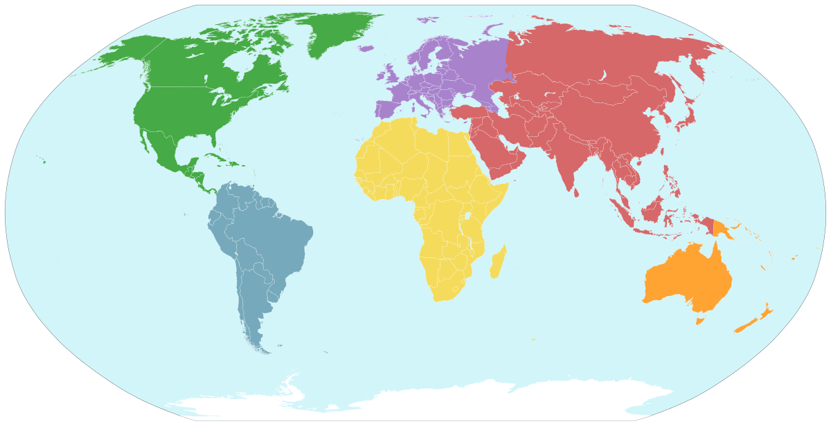 Werelddelen