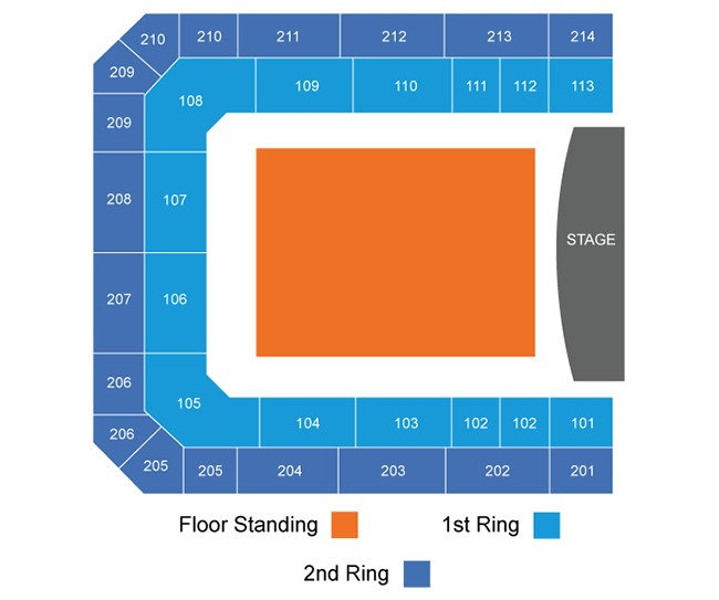 Ziggo Dome Seating Plan Golden Circle