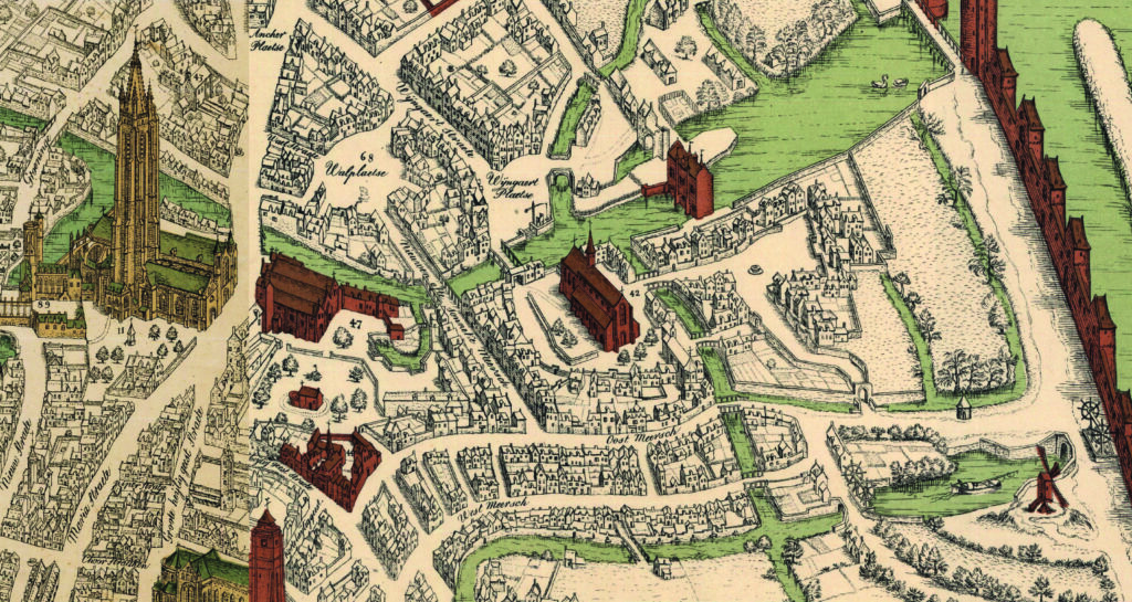 Begijnhof Brugge Map