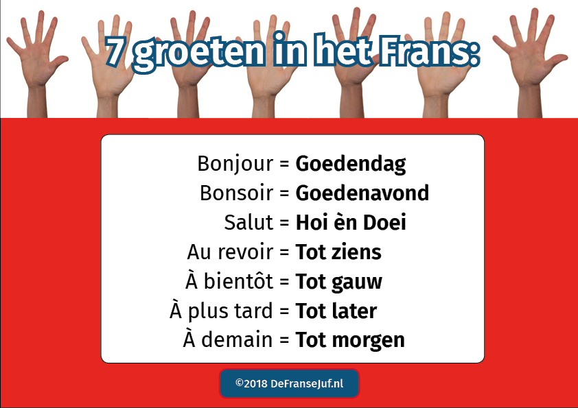 Hoe Zeg Je In Het Frans