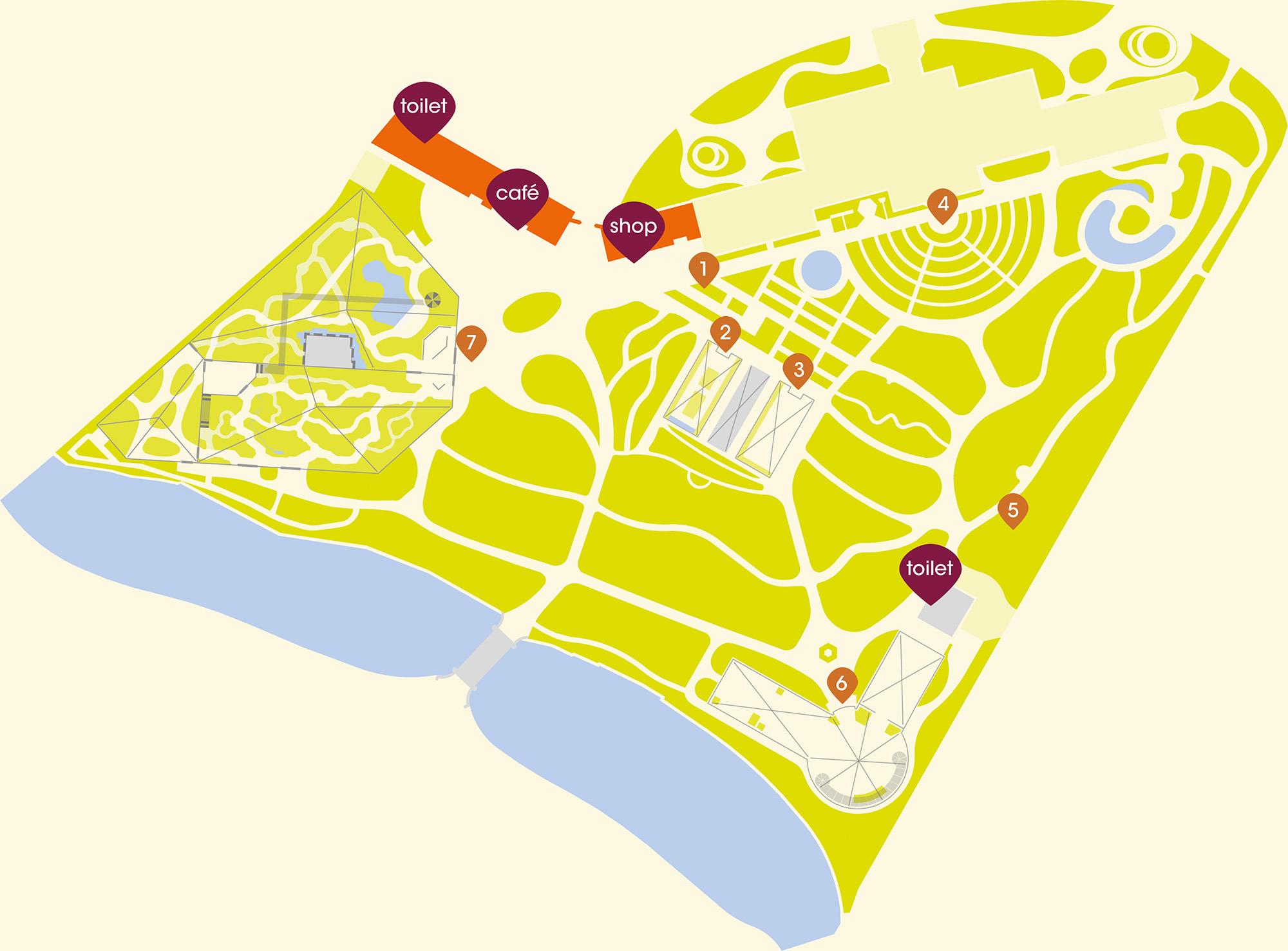 Hortus Botanicus Amsterdam Map