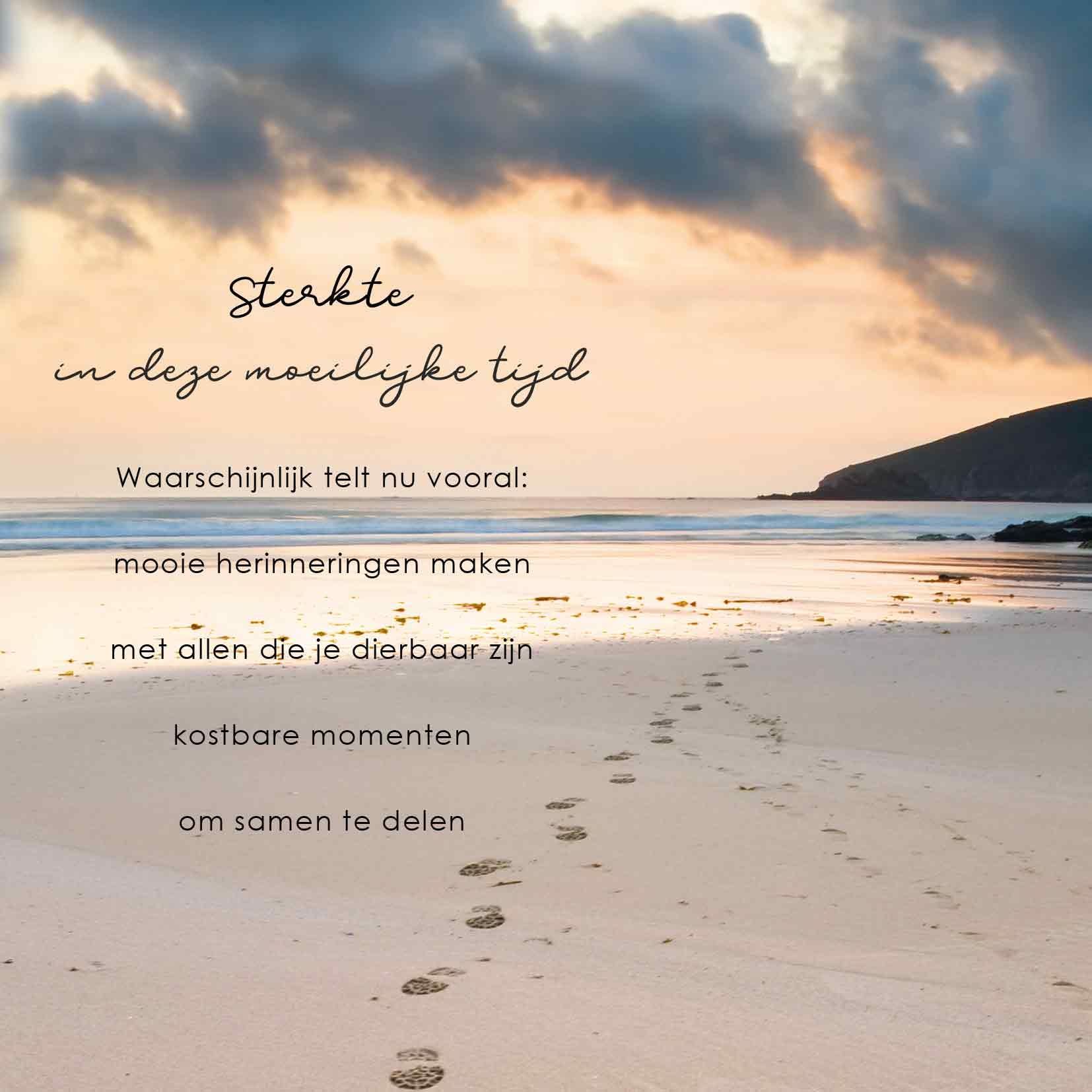 Ik Denk Aan Je In Deze Moeilijke Tijd