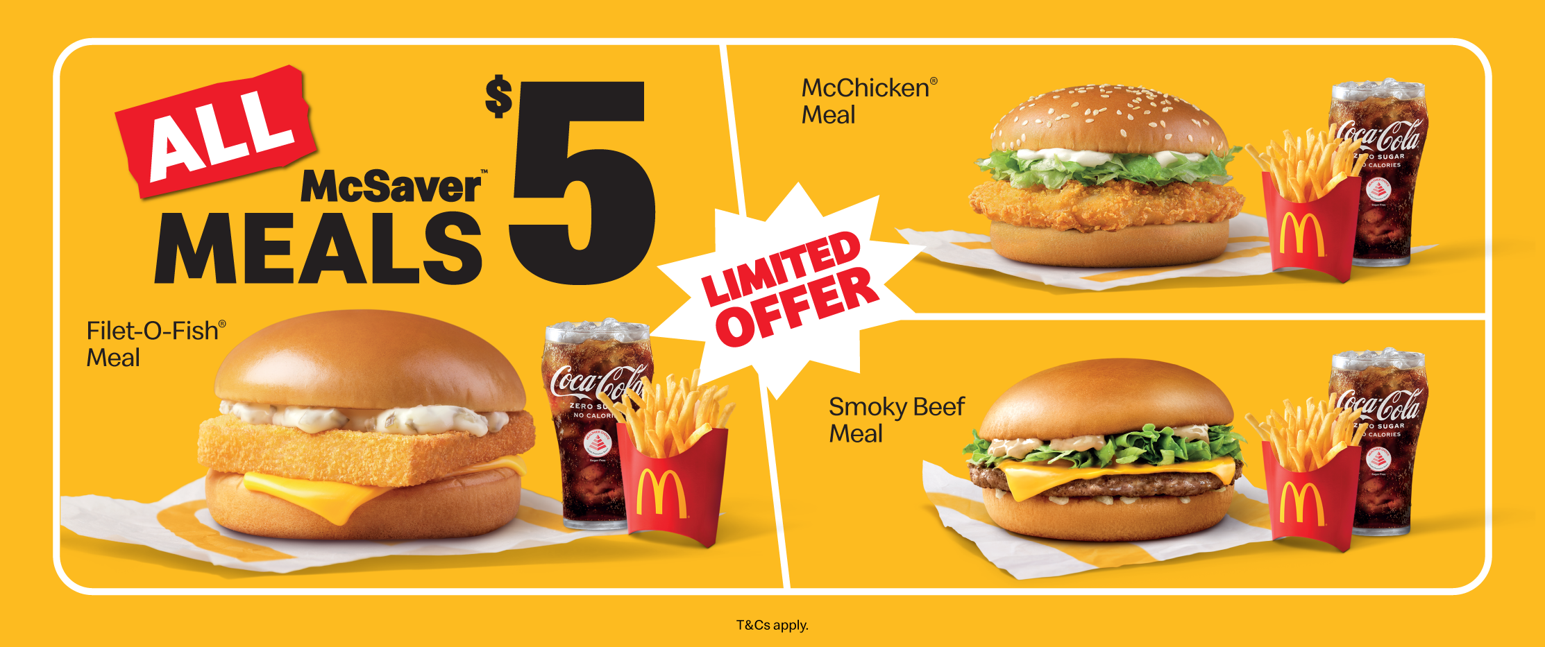 McDonald's Menu Promotion Singapore