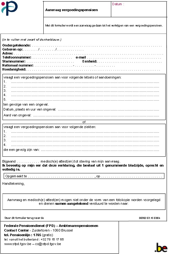 Pensioen Aanvragen België
