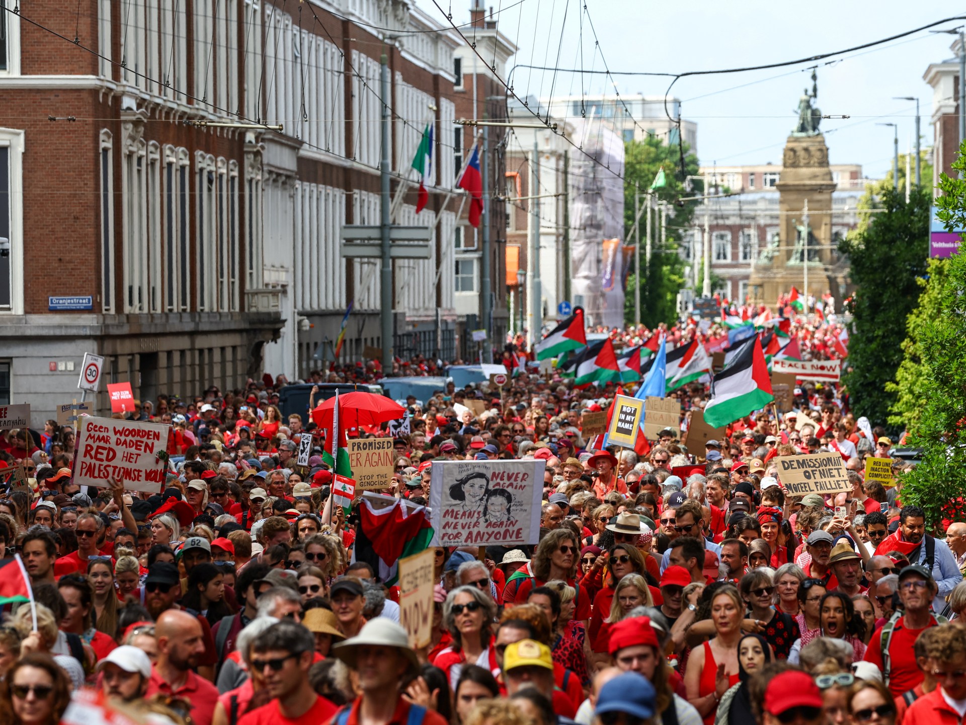 Protests In The Hague Today Live