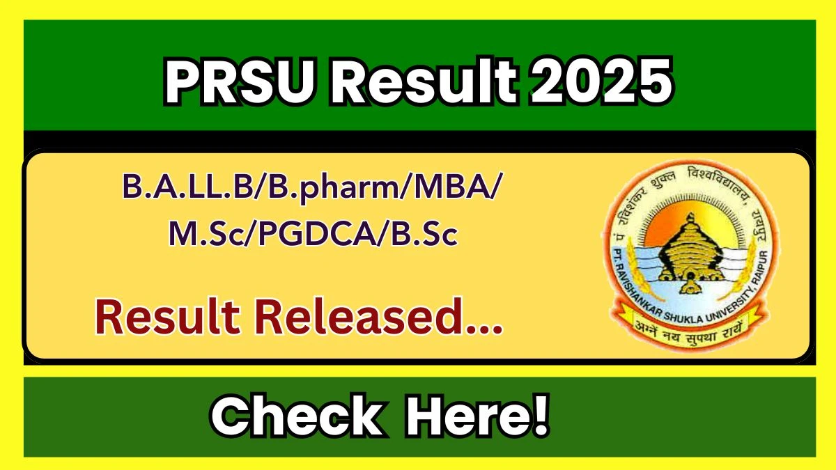 PRSU Result 2025 BA 2nd Year
