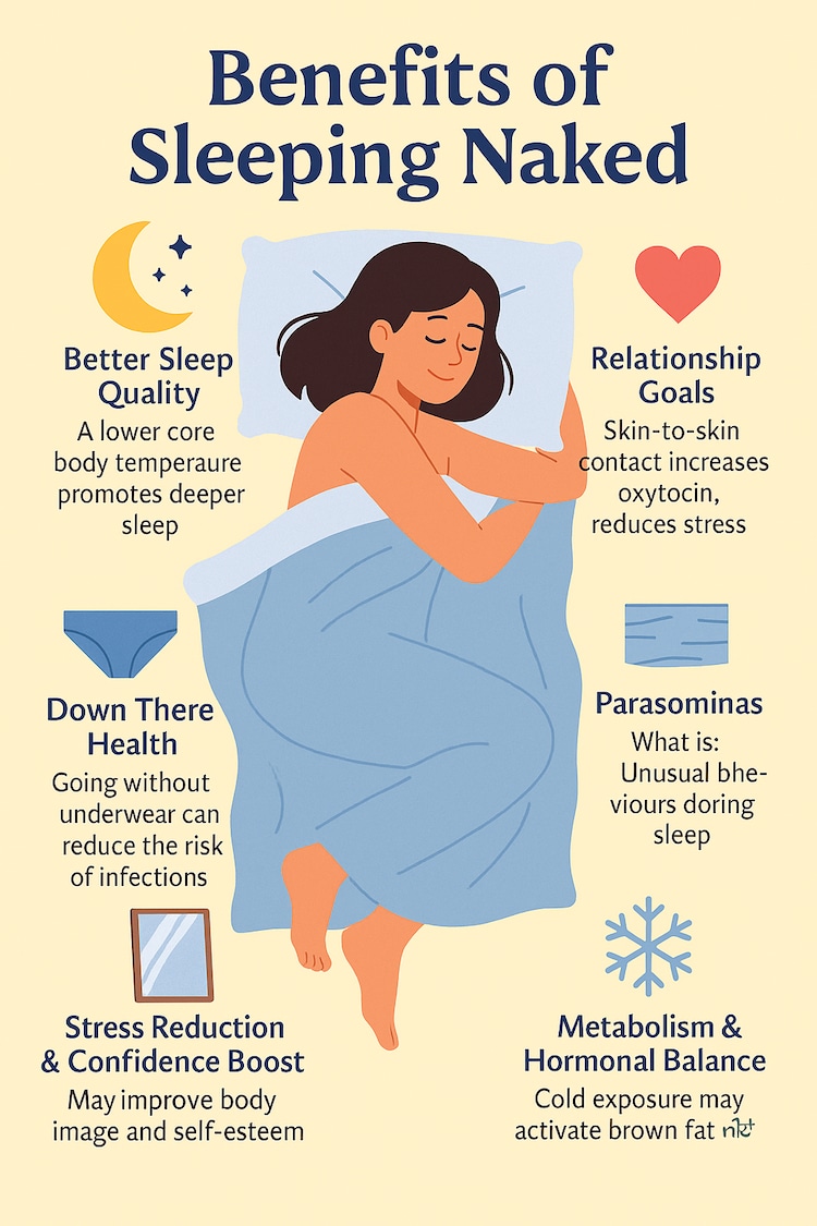 Sleep Naked Benefits: 11 Reasons to Ditch Pajamas