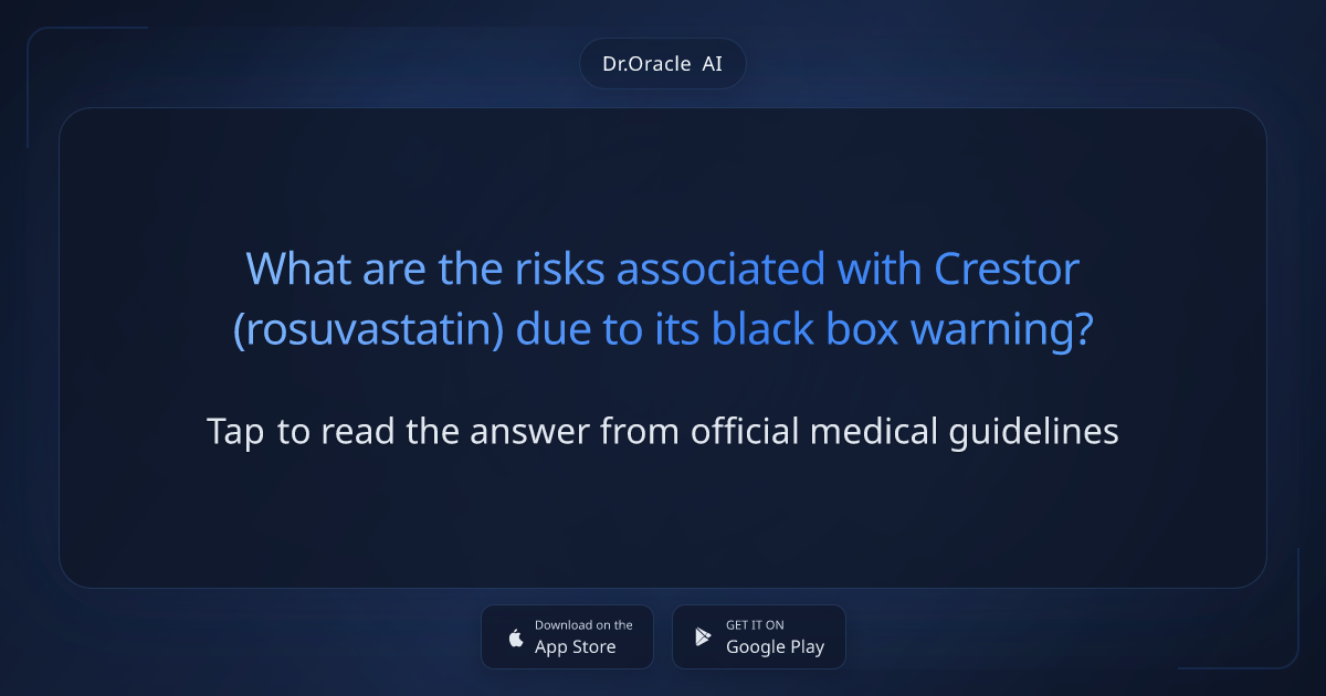 Crestor Risks: What You Need to Know About Safety