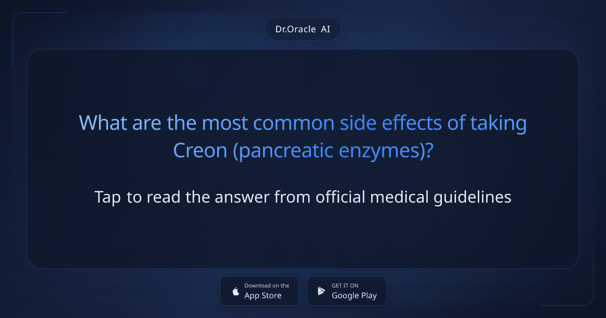 Creon side effects: what to expect & manage your health