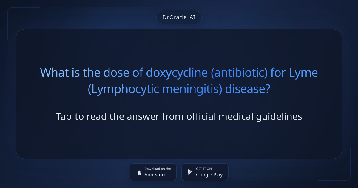Doxycycline Meningitis Dose: Essential Guide & Tips