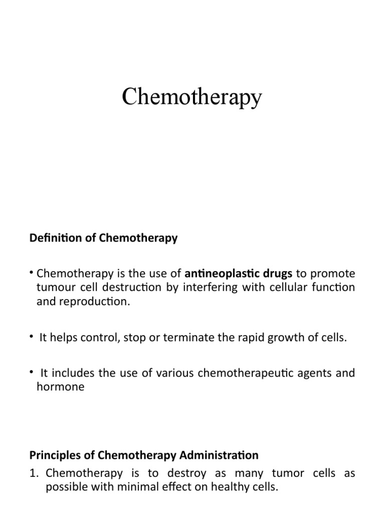 Chemotherapy Notes PDF – Quick Guide & Free Download