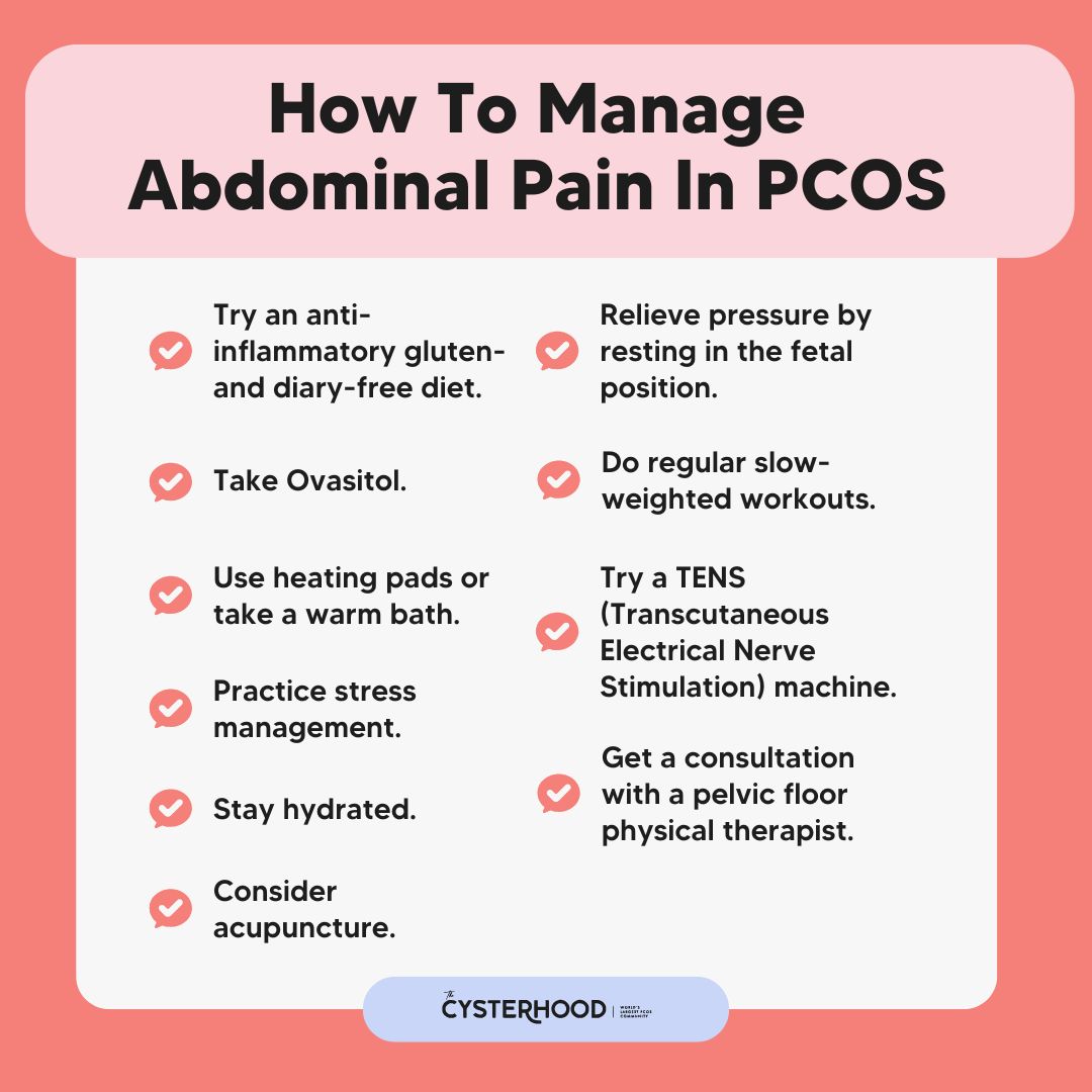 PCOS Stomach Pain After Eating: Causes & Relief