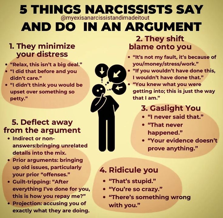 Things Narcissists Say In An Argument – What They Mean