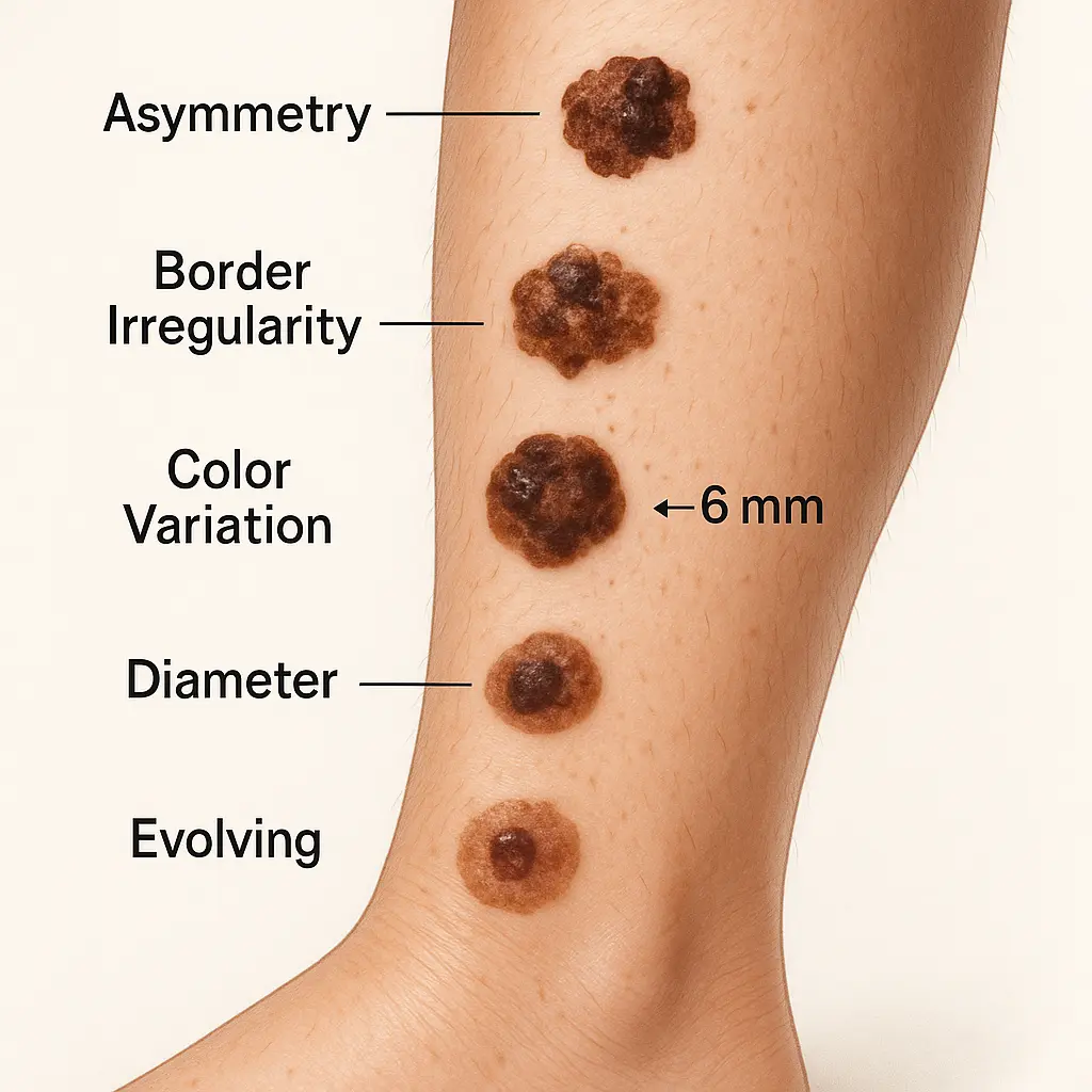 Melanoma pictures on legs – Spot early signs now