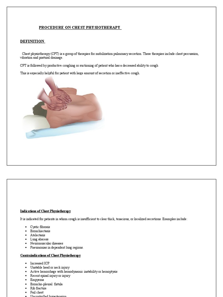 Chest Physiotherapy Procedure PDF: Your Complete Guide