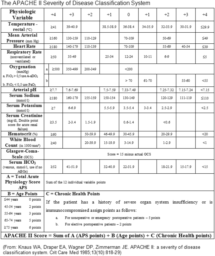 Apache Score in ICU: A Guide to Understanding It